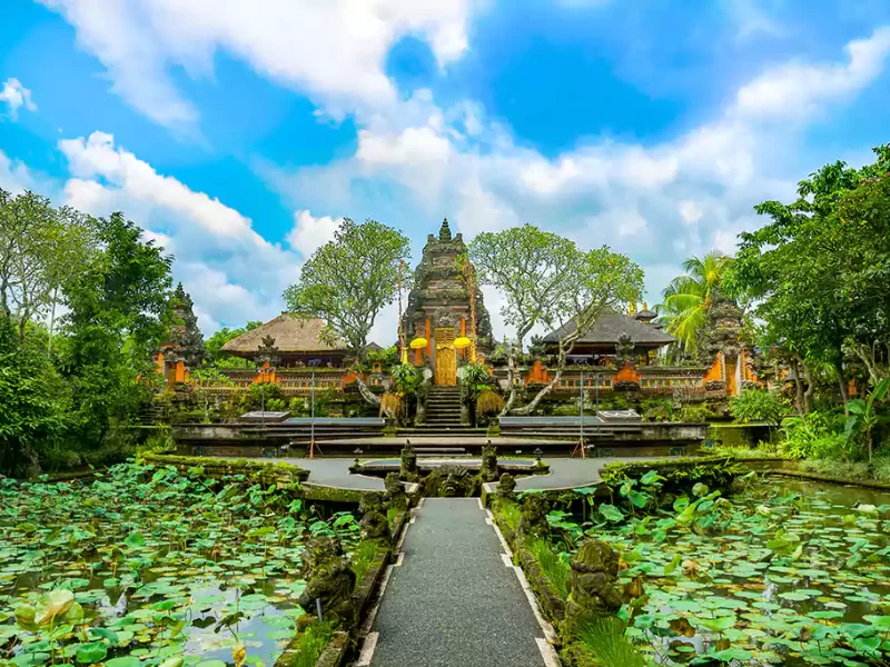 Okawati Art Shop - Timeless Art for Inspired Spaces - "Ubud Village Unveiled: A Tapestry of Painting, Culture, and Creative Tranquility"