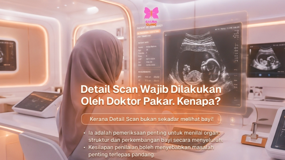 Calira Clinic - Care That Inspires Life - Kepentingan Detail Scan Kehamilan bersama Doktor Pakar O&G di Batu Pahat