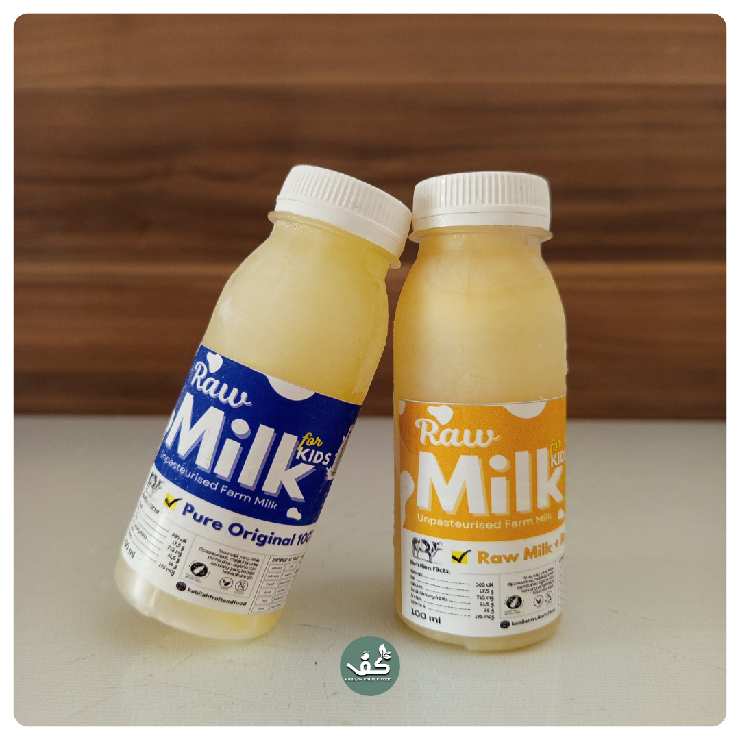 Kabilah Fruit & Food - Sahabat Sehatmu - Raw Milk Unpasteurised 100 ml