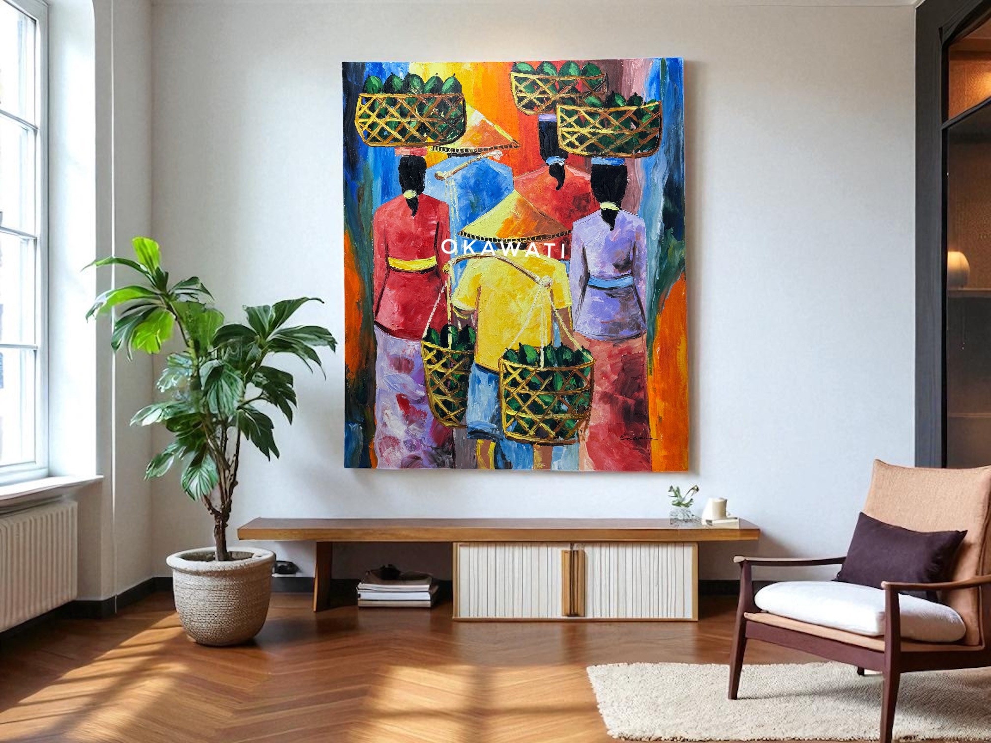Okawati Art Shop - Timeless Art for Inspired Spaces - Earthbound Lady