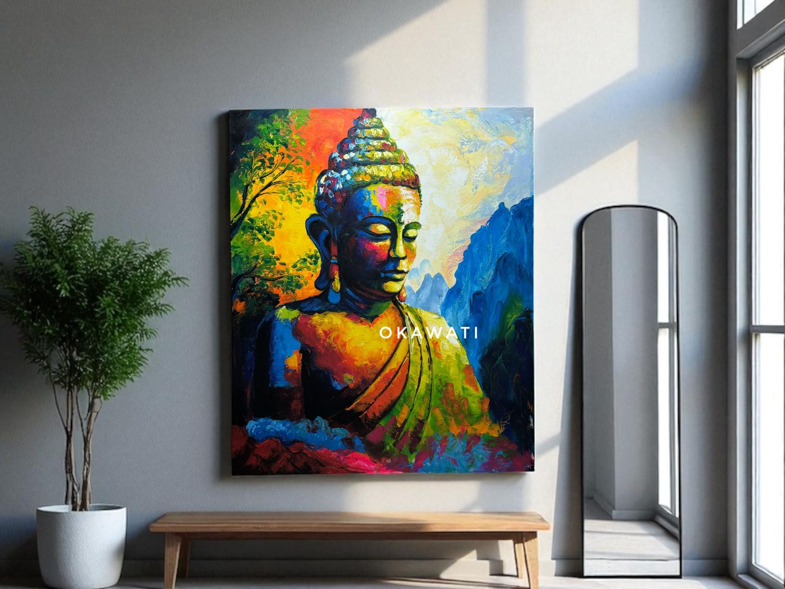 Okawati Art Shop - Timeless Art for Inspired Spaces - The Silent Enlightenment