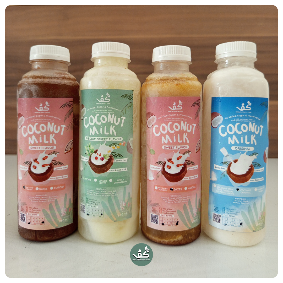 Kabilah Fruit & Food - Sahabat Sehatmu - Coconut Milk Original 250 ml