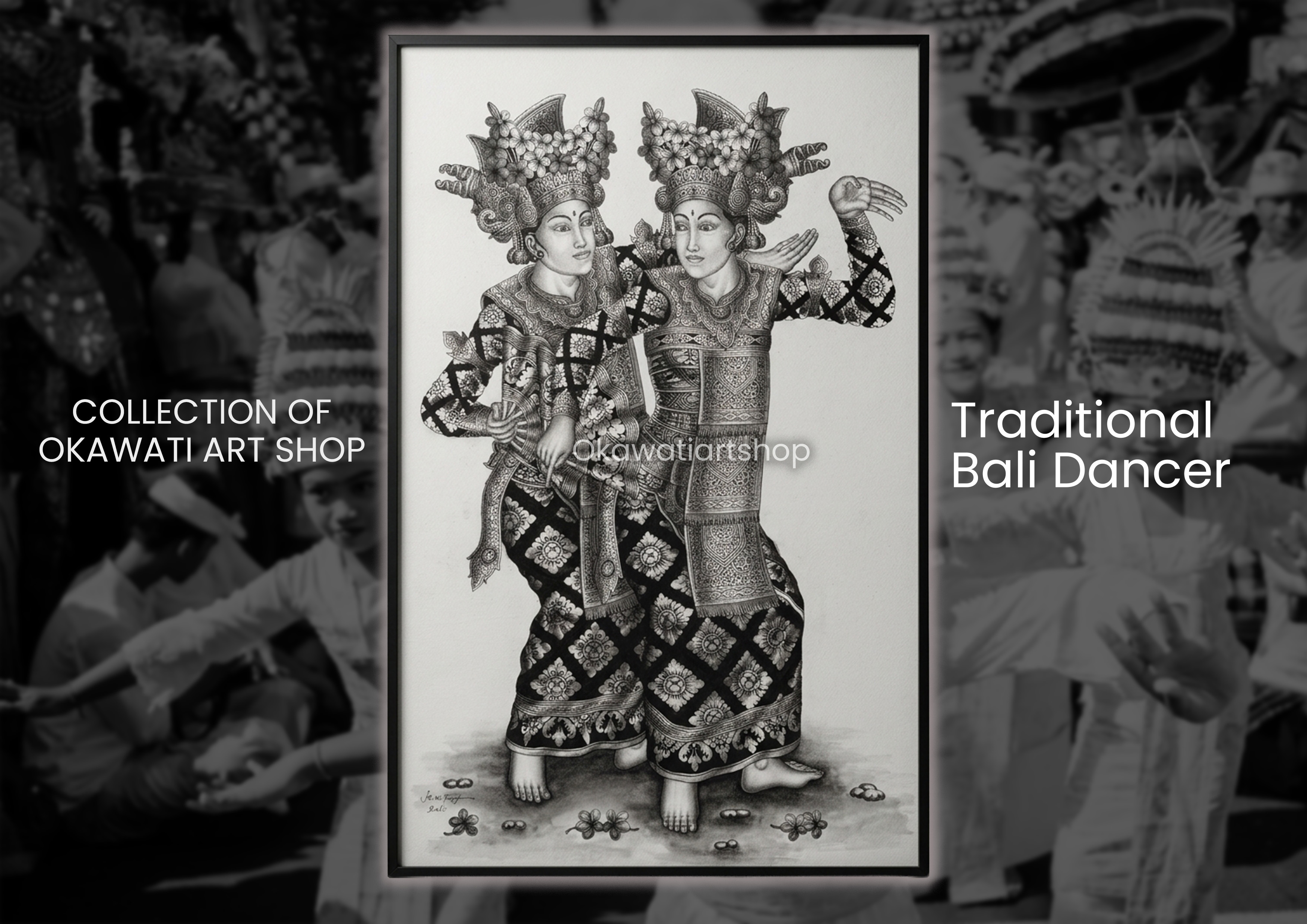 Okawati Art Shop - Worldwide Art Delivery - Legong
