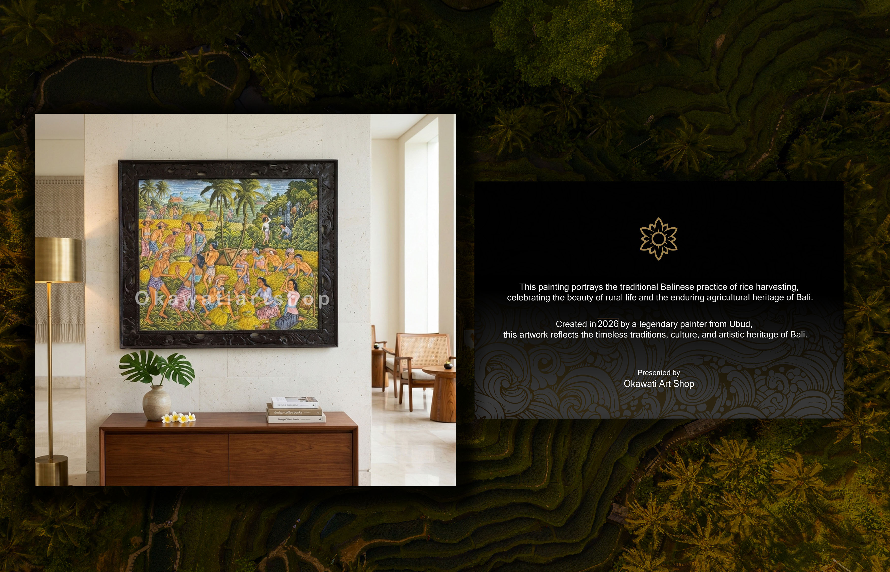 Okawati Art Shop - Timeless Art for Inspired Spaces - Panen Okawati Art Shop - Timeless Art for Inspired Spaces - Panen