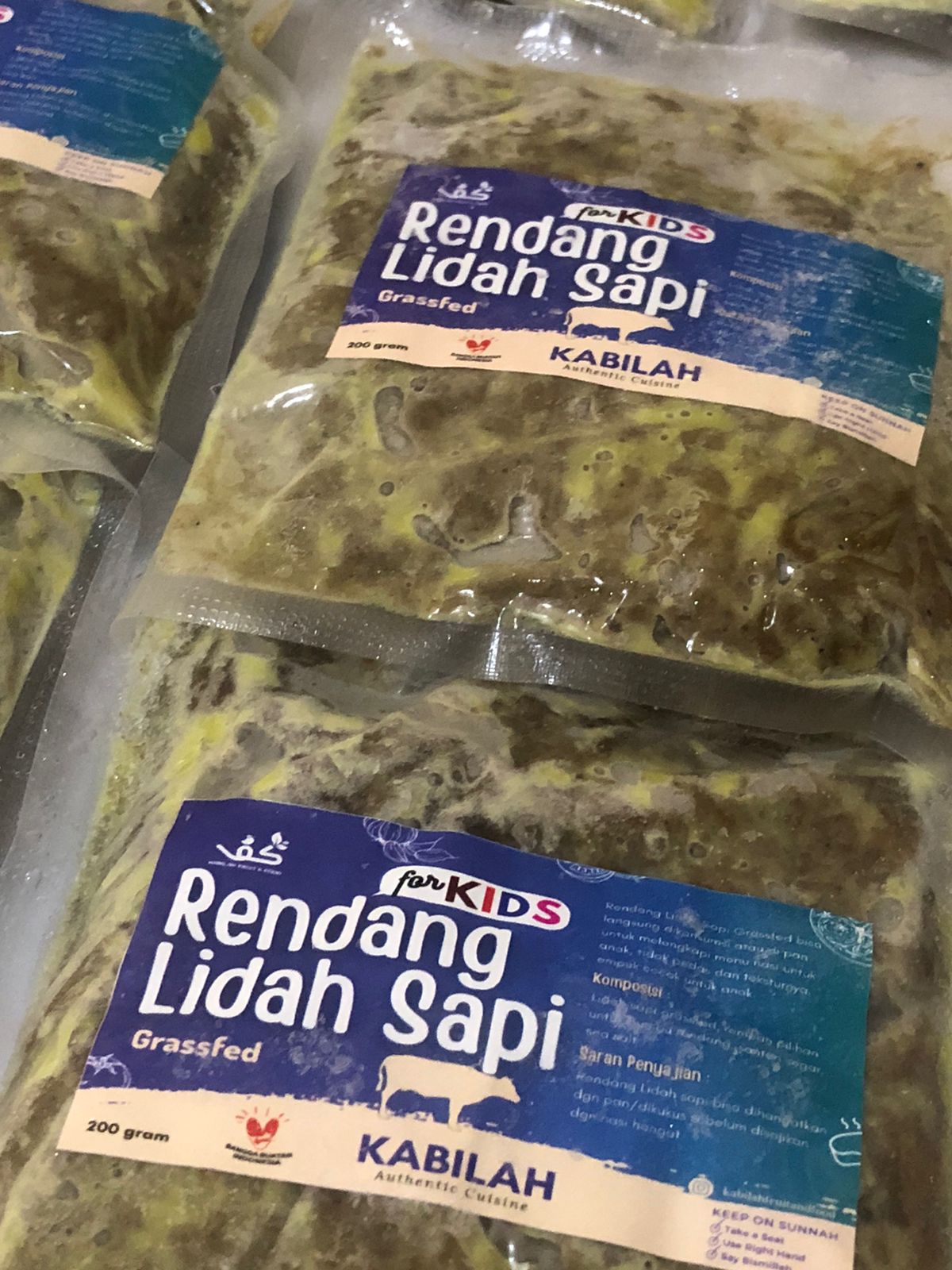 Kabilah Fruit & Food - Sahabat Sehatmu - Rendang Lidah Sapi Grassfed For Kids