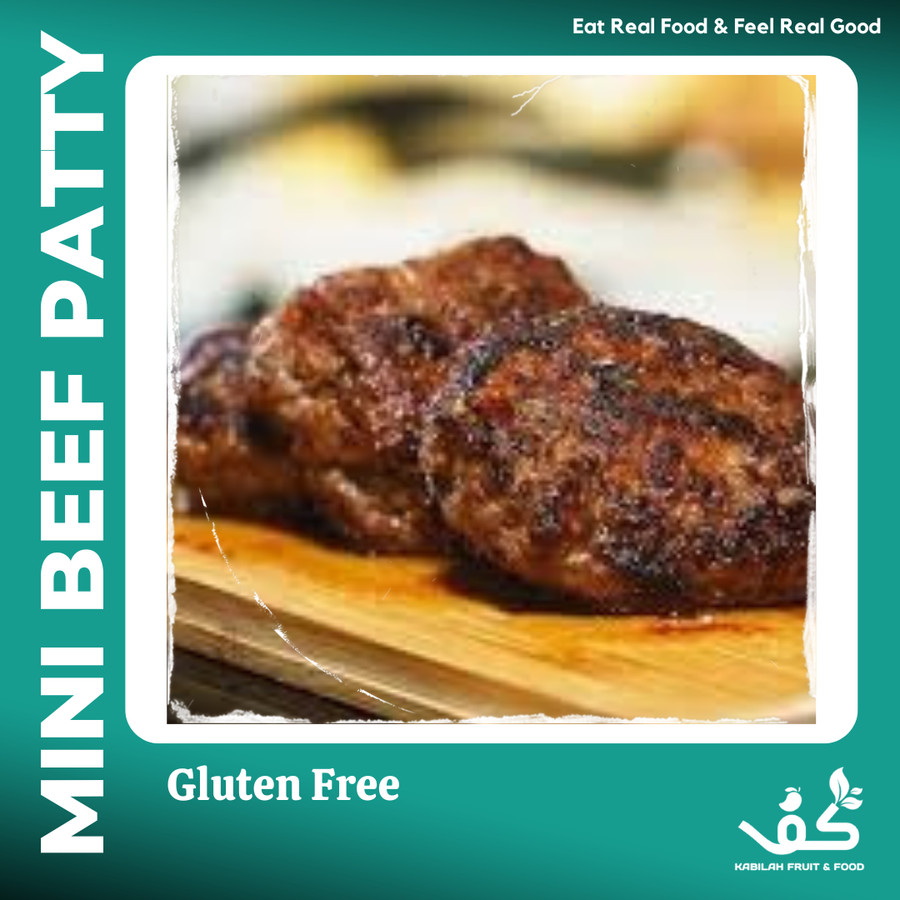 Kabilah Fruit & Food - Sahabat Sehatmu - Mini Beef Patty Gluten Free 3 pcs