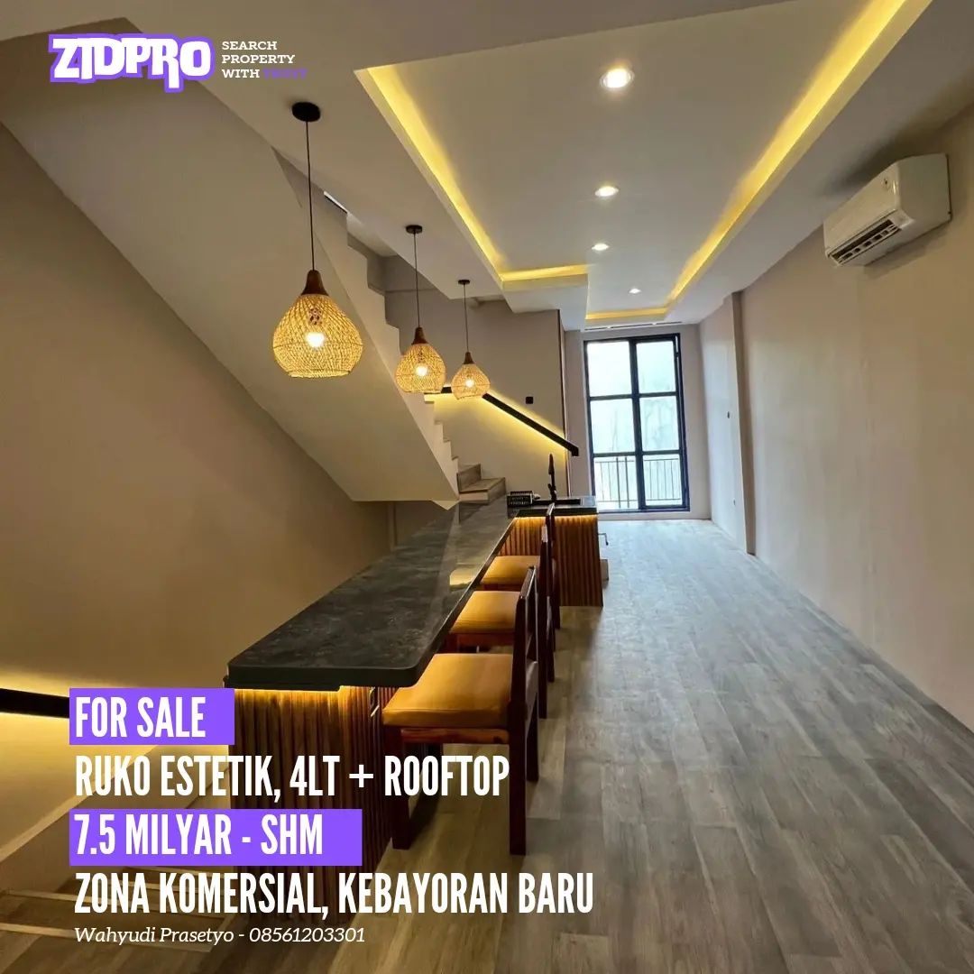 Zidpro - Go! Search Property With Trust - Dijual Ruko Wolter Monginsidi 107 A, Kebayoran Baru