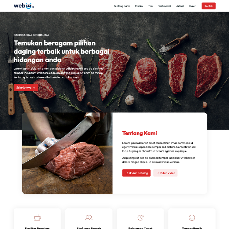 Webizi - Premium Meats for Every Dish